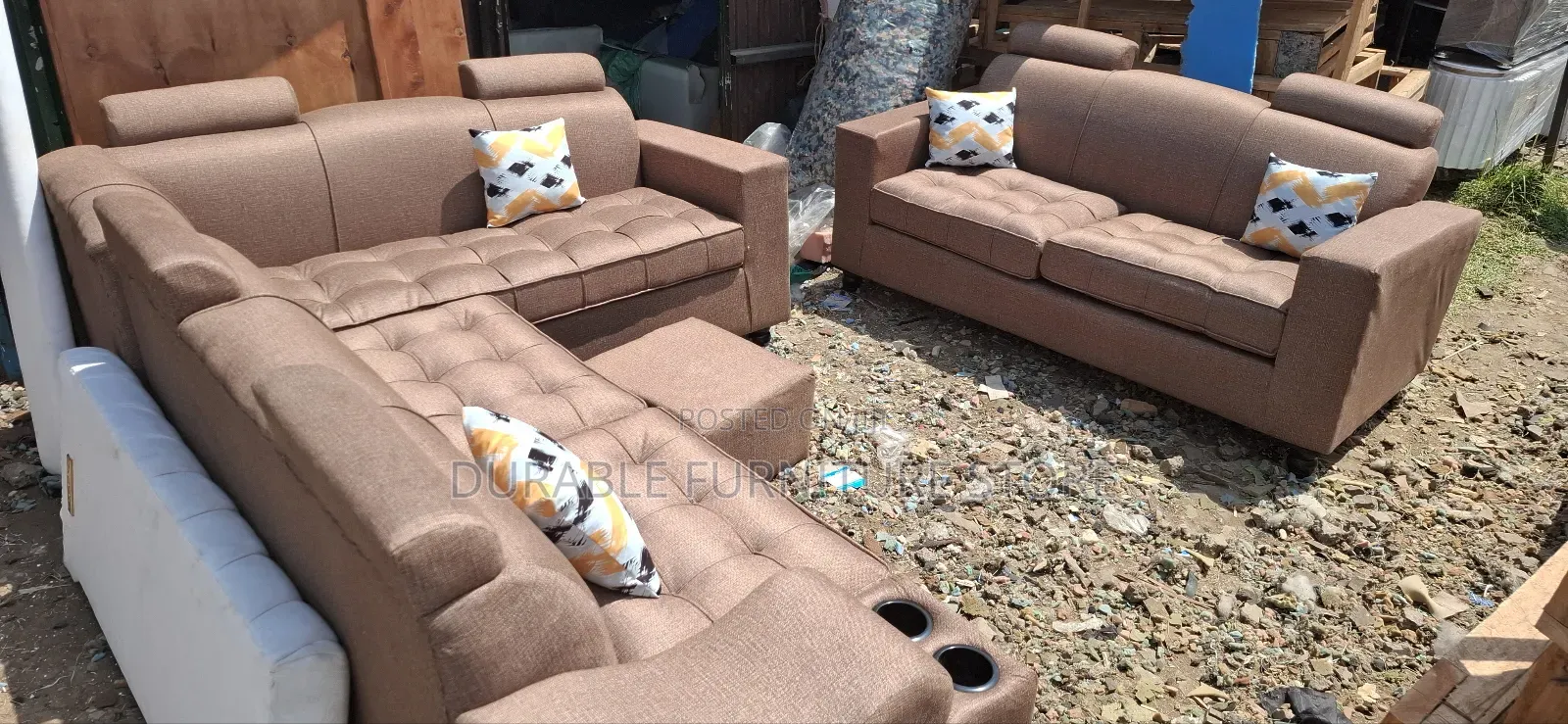 9 Seater Sofa With Cup Holder
