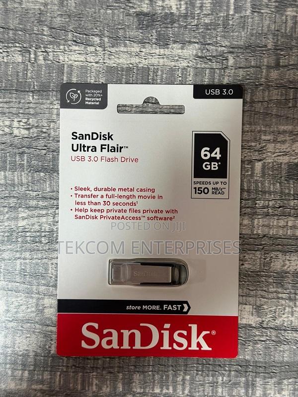 Sandisk Ultra Flair 64gb USB 3.0 Flash Drive - main view