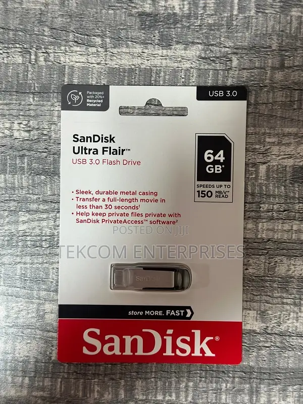 Sandisk Ultra Flair 64gb USB 3.0 Flash Drive