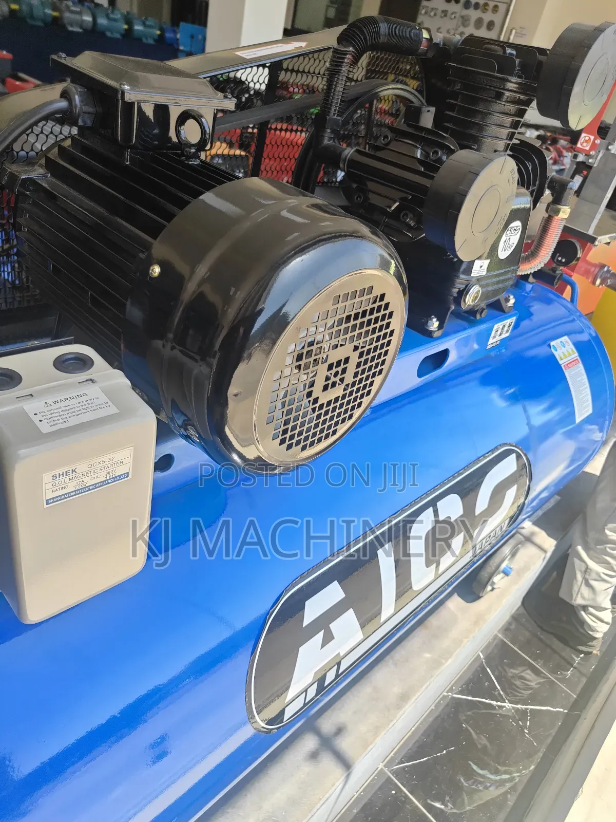 Aico Japan 500L Three Phase Air Compressor Heavy Duty.