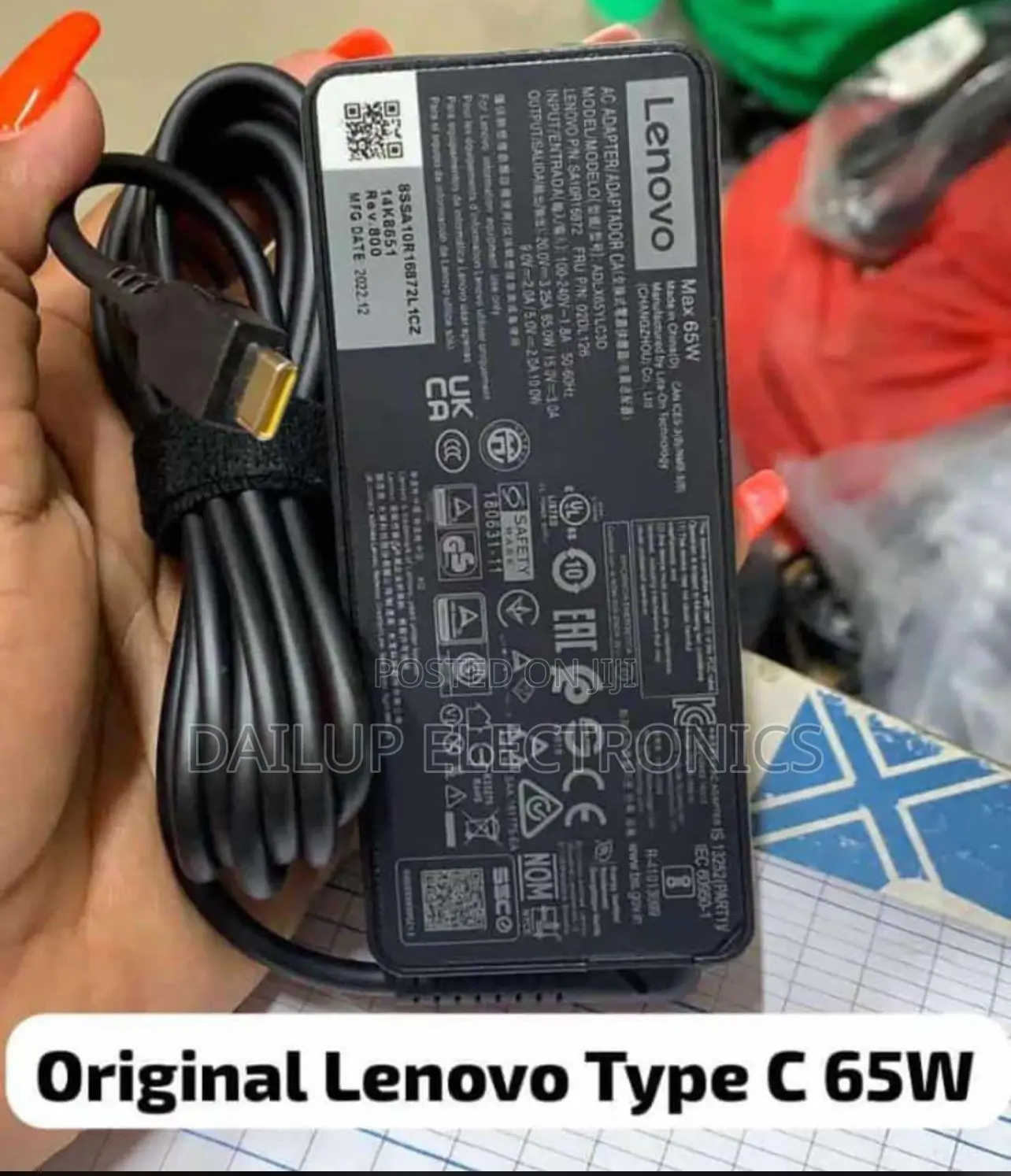 Lenovo Charger Type C 65W