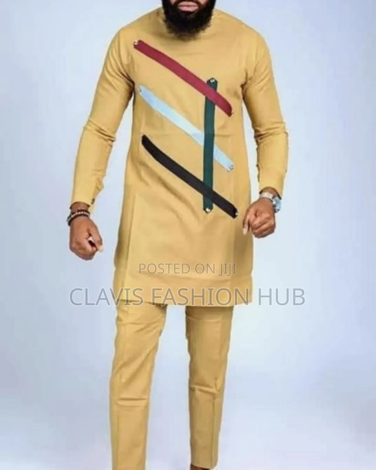 African Men Shirt Long Sleeves