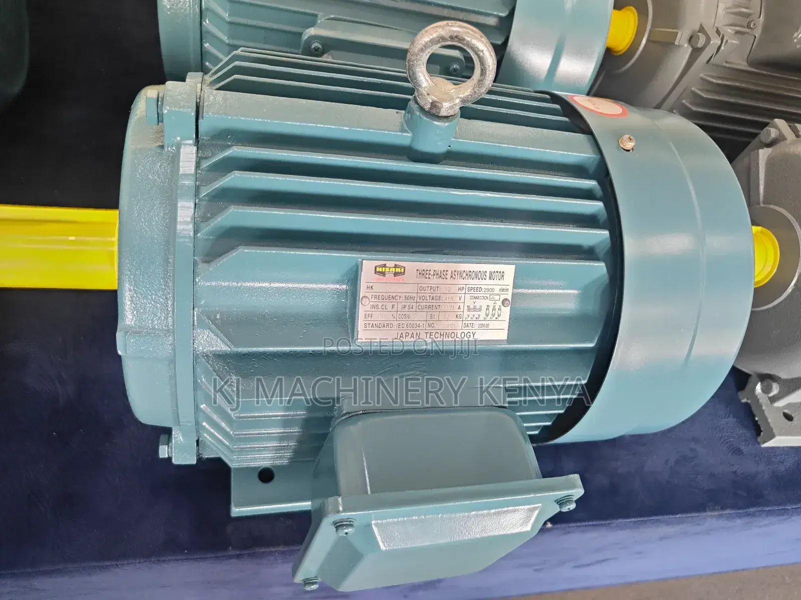 Hisaki Japan 10hp Three-Phase Motor .