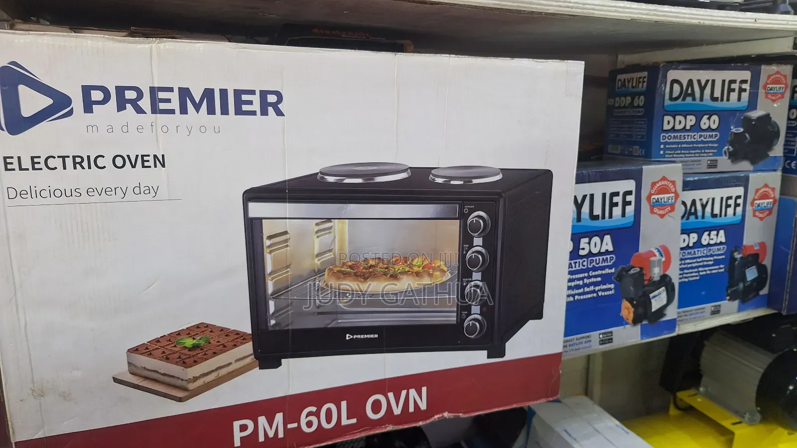 Oven With Top 2 Hot Plate