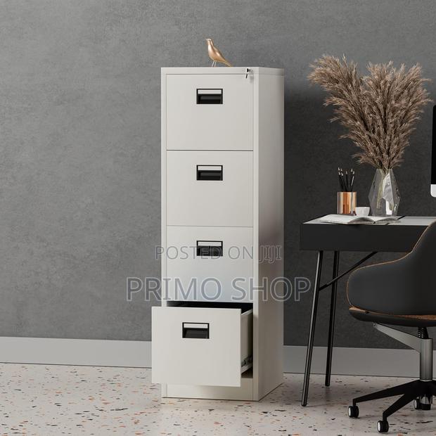 Office Cabinet, Lockable 4 Drawers Metal Cabinet - main view