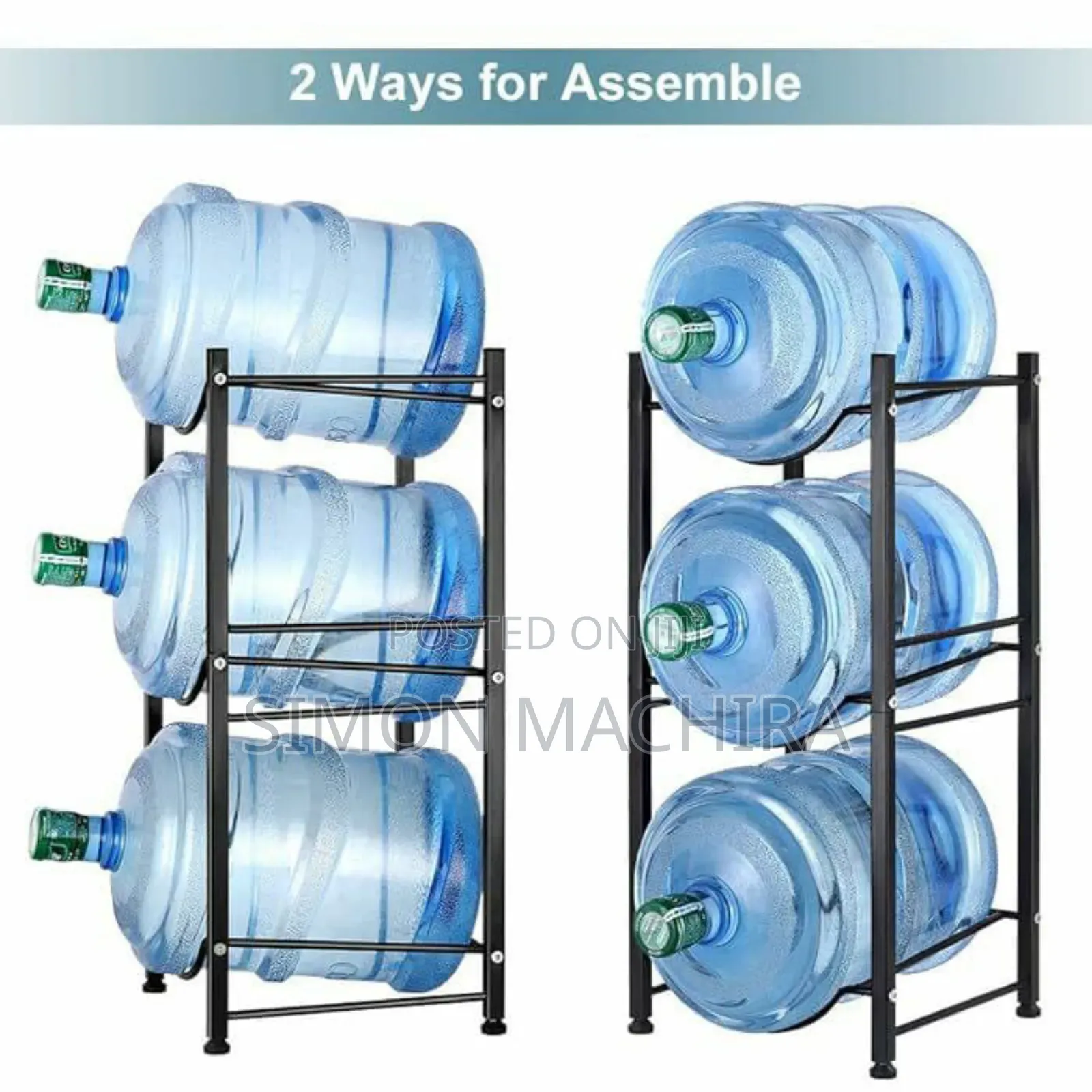 3 Layer Water Bottle Rack
