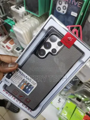 Grey Galaxy S24 Vegan Leather Case