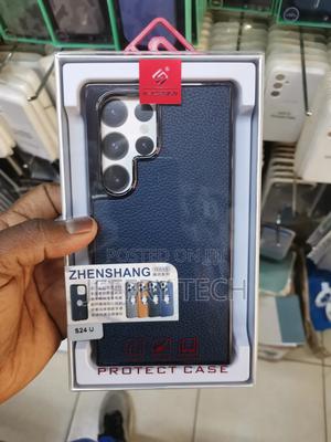 Magnificent Blue Samsung Galaxy S24 Soft Leather Case - thumbnail 2