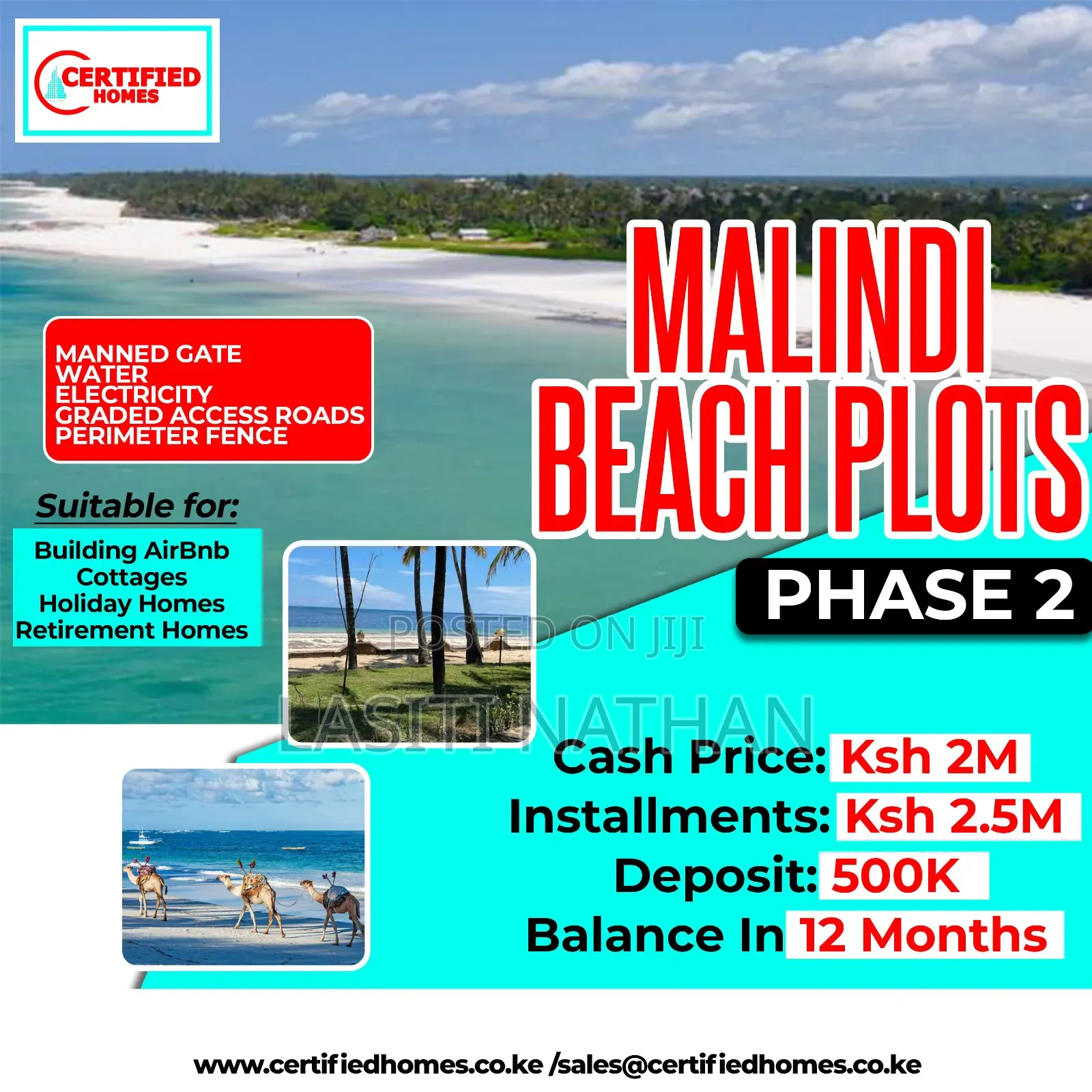 Malindi Beach Plots Phase 2 in Malindi Land & Plots for Sale, Lasiti