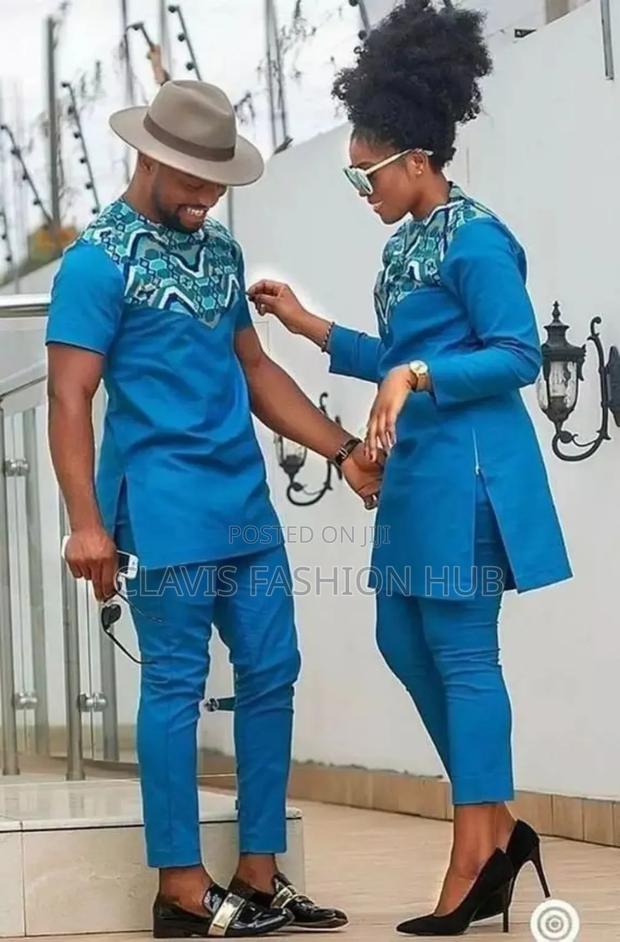 African Matching Wear for Couples - main view