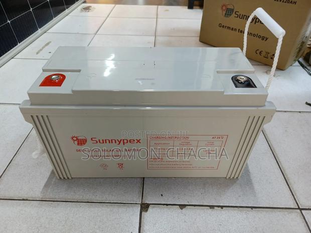 Sunnypex 120ah 12V Gel Solar Battery Best in Market - main view