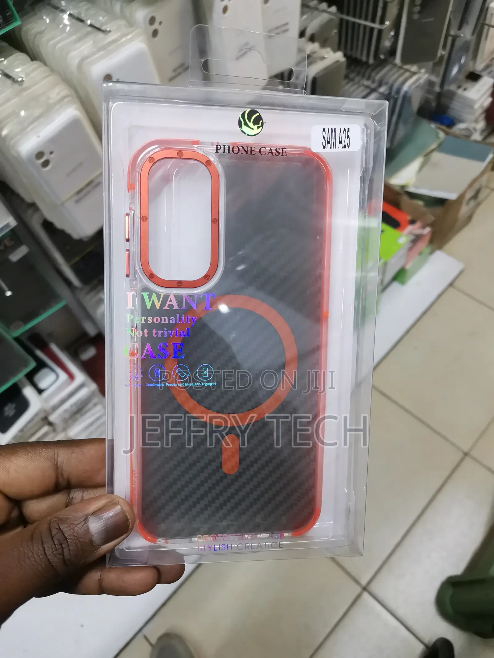 Magsafe Case for Samsung A25| Scarlet Red
