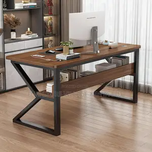 Home Office Desk, Computer Desk With Storage Room