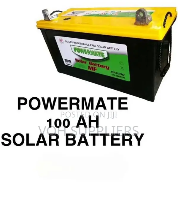 Powermate 100ah Solar Battery Deep Cycle Lead Acid Solar Bat