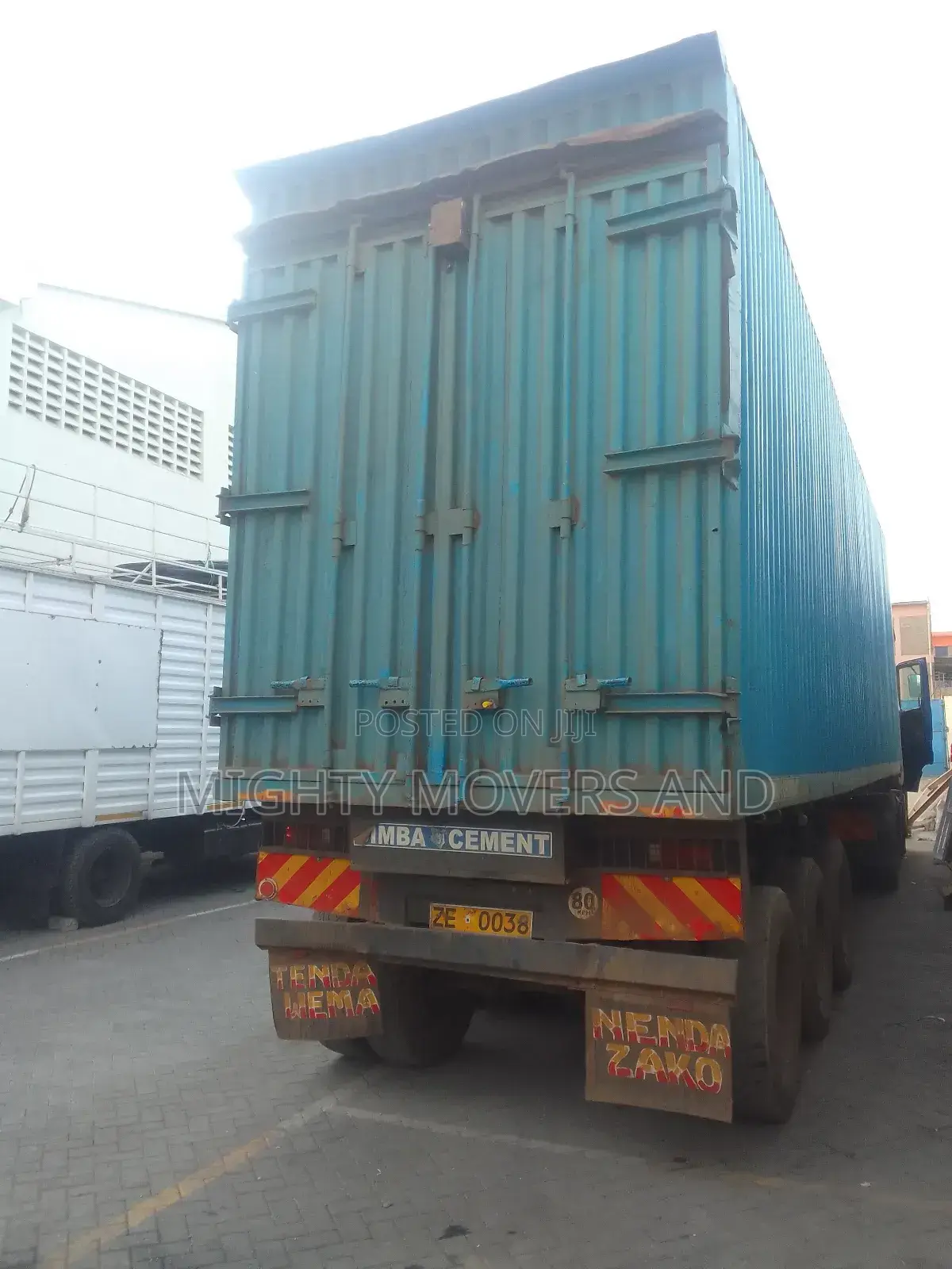Box Body Trailer Available for Cross Border Logistic Service