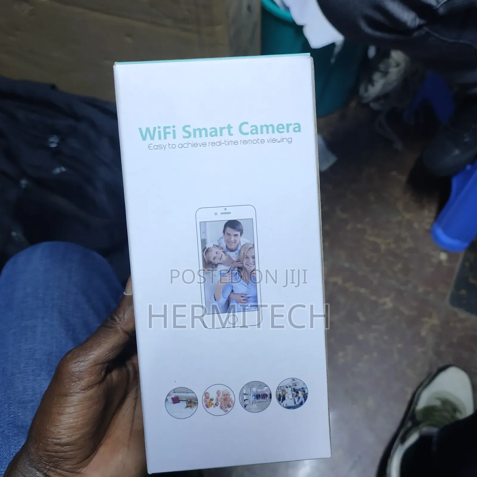 Smart Wifi Camera With Screen Display Cloud Real Timealrm