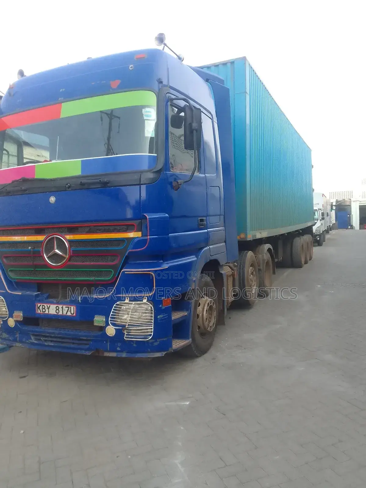 Box Body Trailer Available for Cross Border Logistic Service