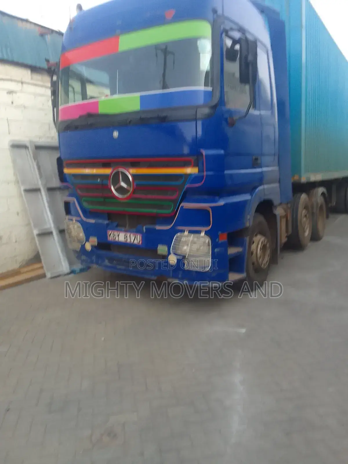 Box Body Trailer Available for Cross Border Logistic Service