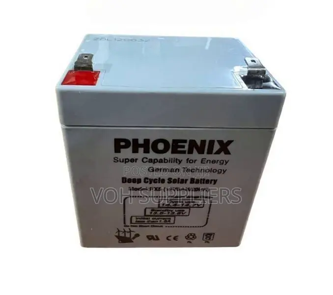 Phoenix 5 AH Solar Battery Dry Cell Maintenance Solar Batter