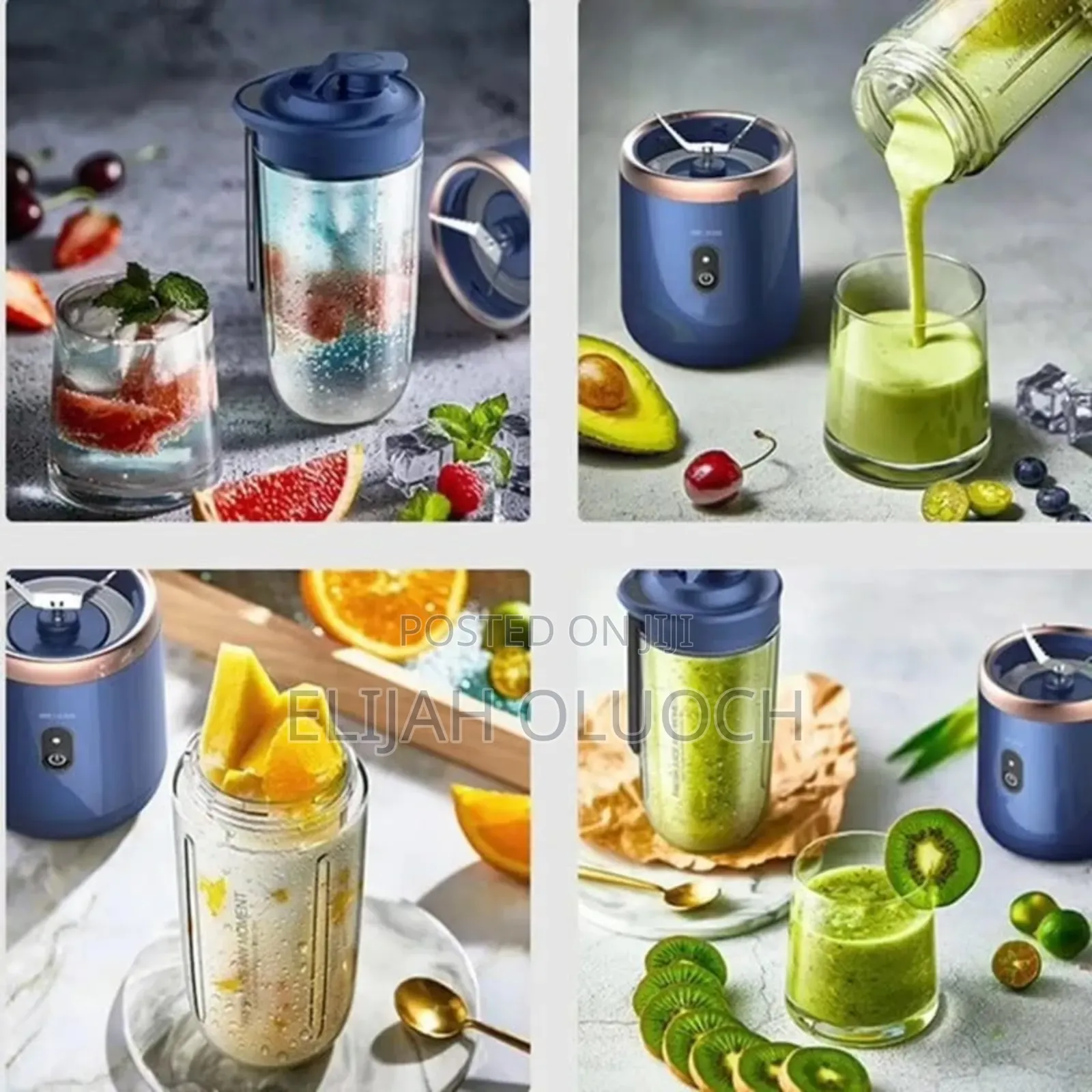 Rechargeable Portable Juicer With a Juice Cup