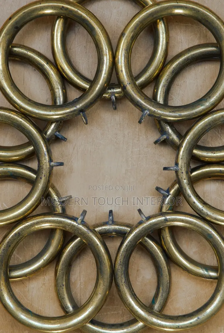 Round Metallic Rings