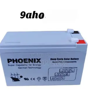 Phoenix 9ah Solar Battery Maintenance Free Solar Battery