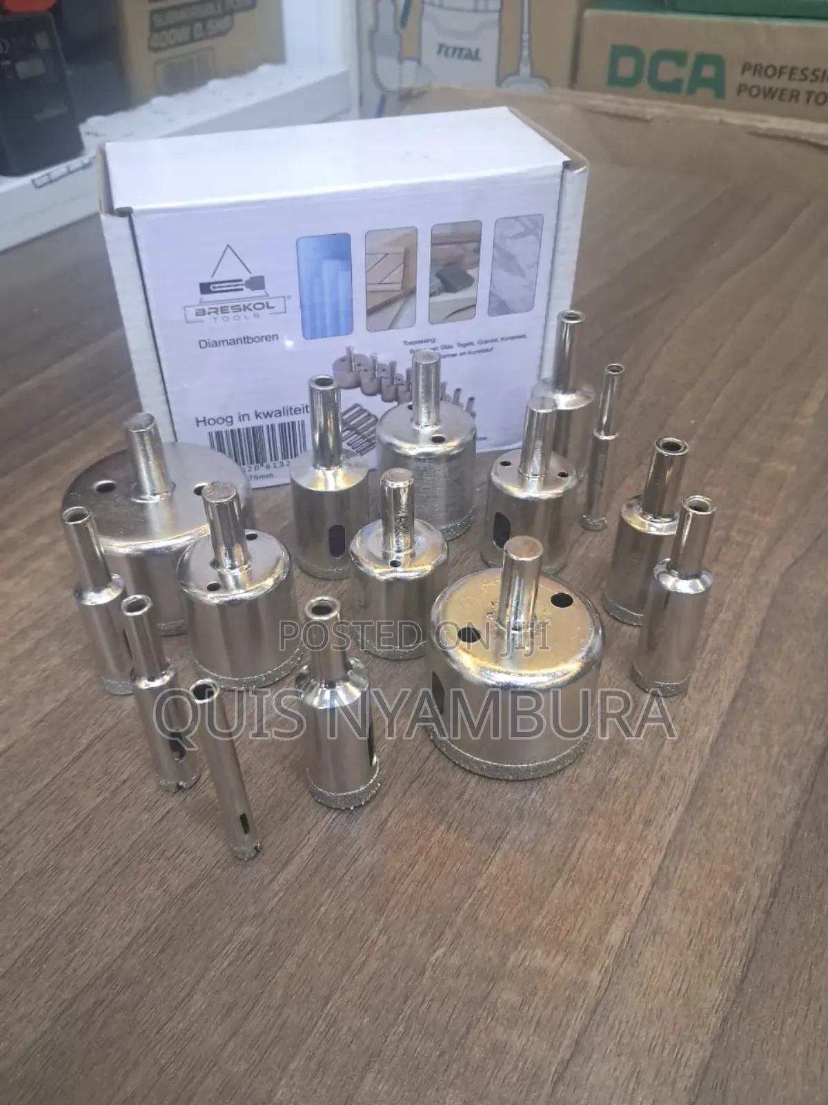 Diamond Glass Bit Set