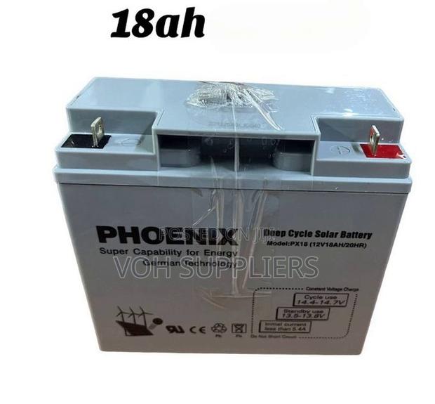 Phoenix 18ah Solar Battery Maintenance Free Solar Battery - main view
