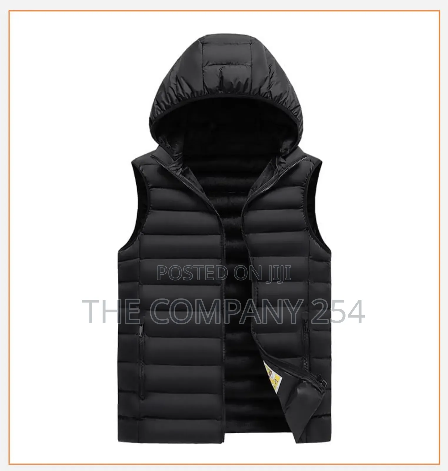 Half Puff Warm Sleeve Less Jackets Plain Branding Printing