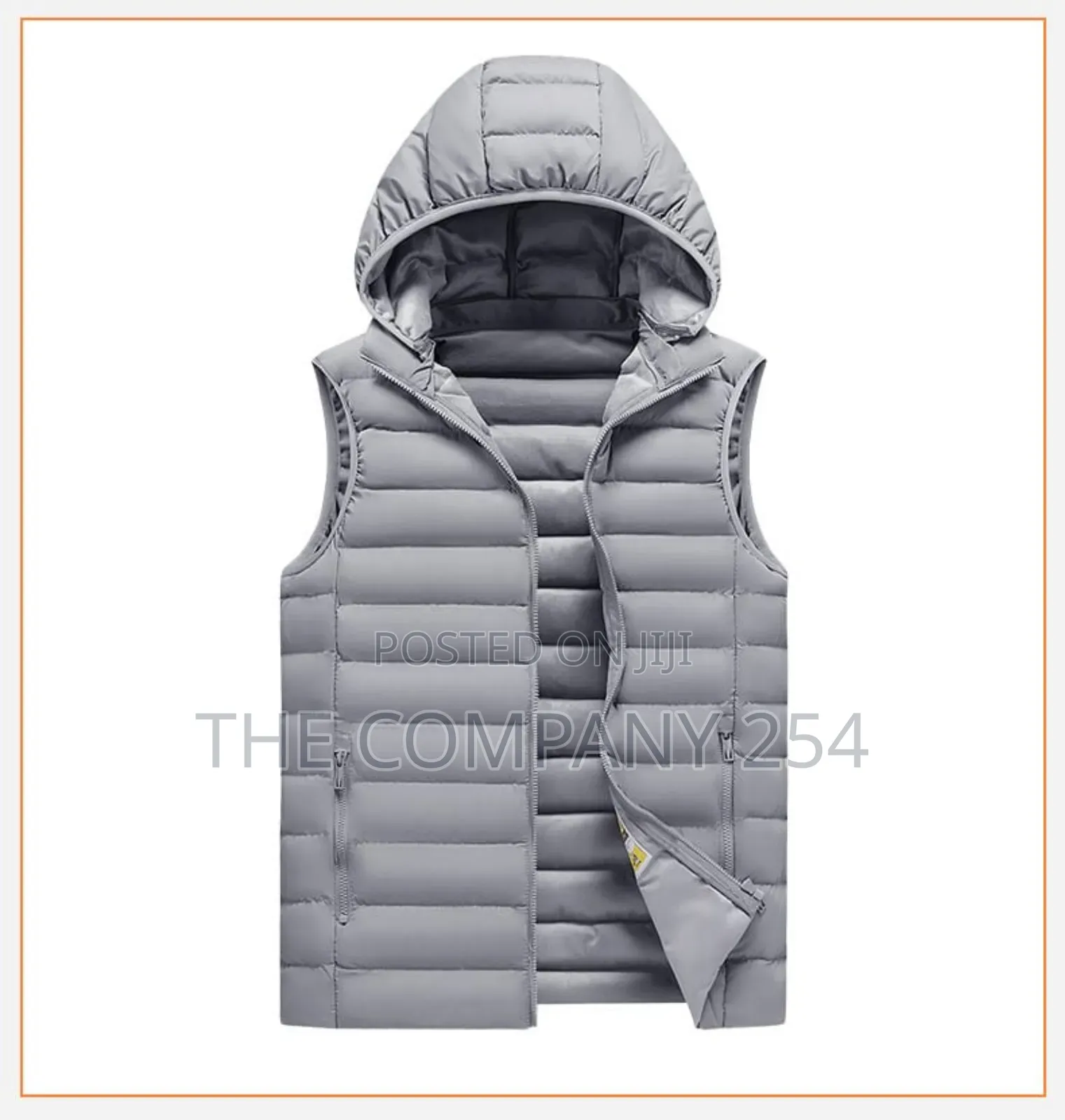 Half Puff Warm Sleeve Less Jackets Plain Branding Printing