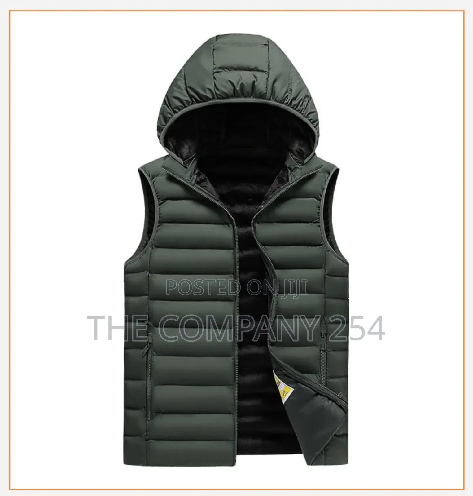 Half Puff Warm Sleeve Less Jackets Plain Branding Printing