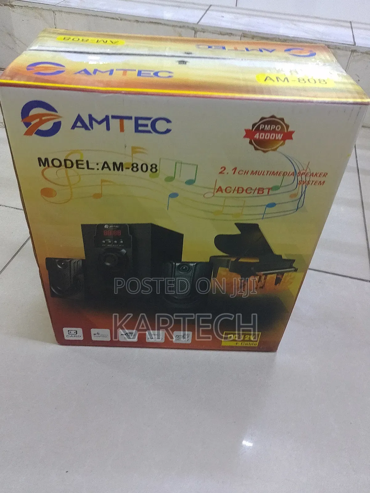 Amtec 808 2.1CH Subwoofer Sound System