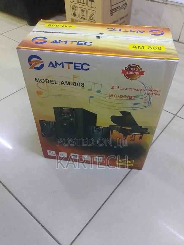 Amtec 2.1CH X-Bass Hi-Fi Multimedia Speaker System 808