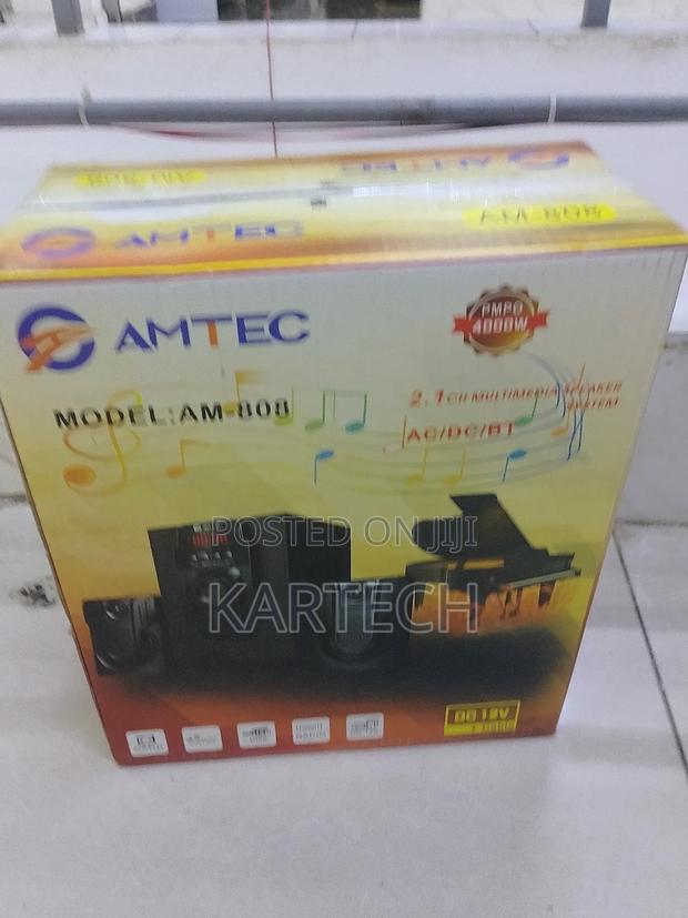 Amtec 2.1CH AM-808 X-Bass Hi-Fi Multimedia System AC/DC - main view