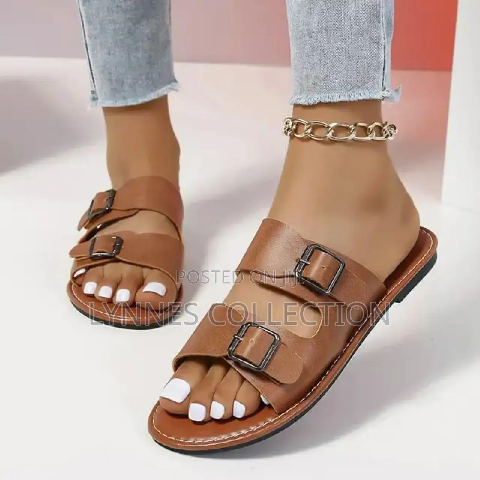 Bucked Leather Sandals