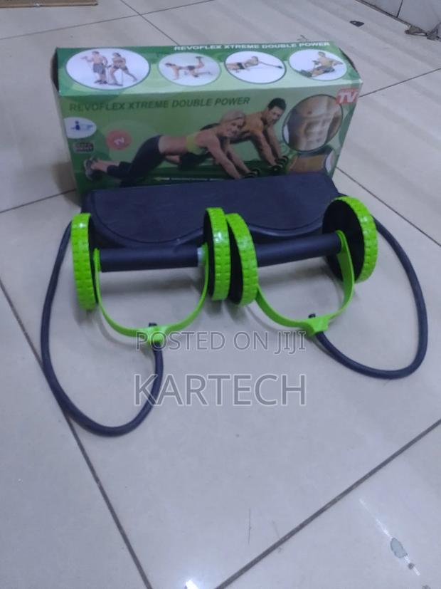 Revoflex Extreme Exercise Roller Double Power-Green Black