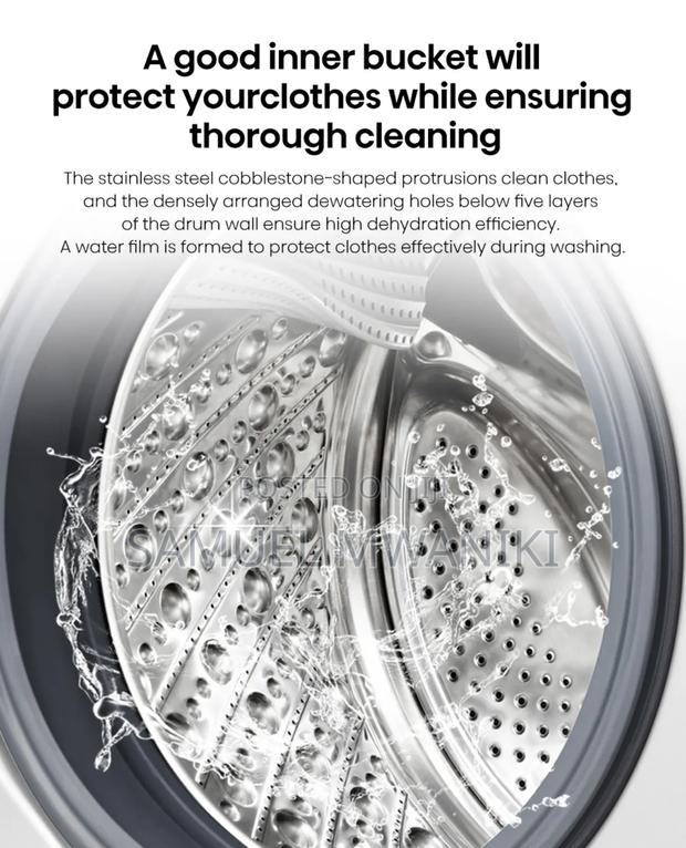 Hisense 10.5kg Washing Machine Front Load Washer New Model - thumbnail 2