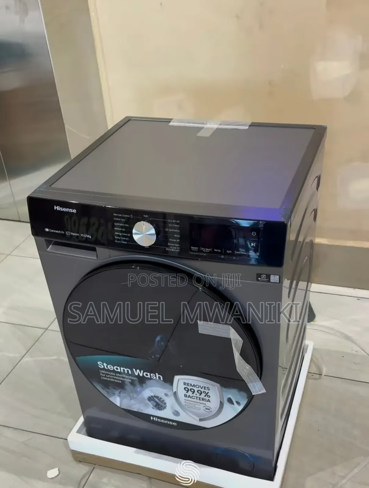 Hisense 10.5/6kg Wash Dry Front Load Washing Machine New
