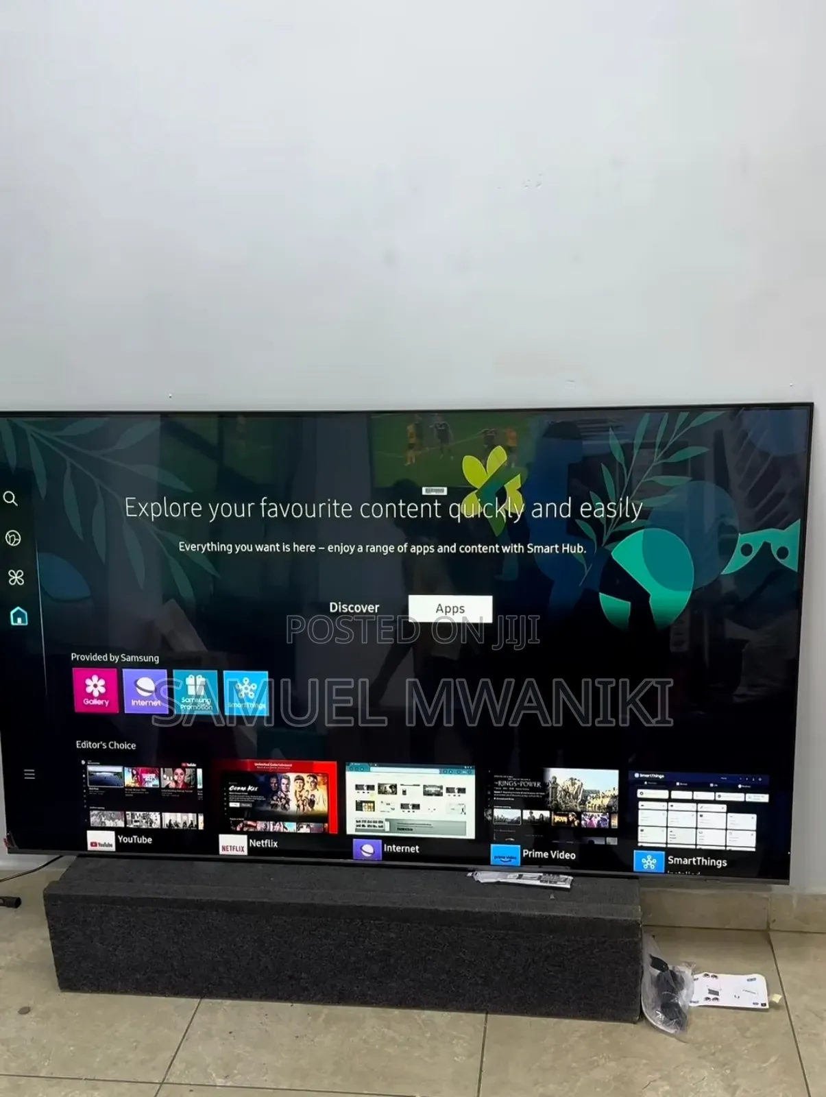 Samsung 75′′ Q60d Qled Smart Tv Tizen (2024)