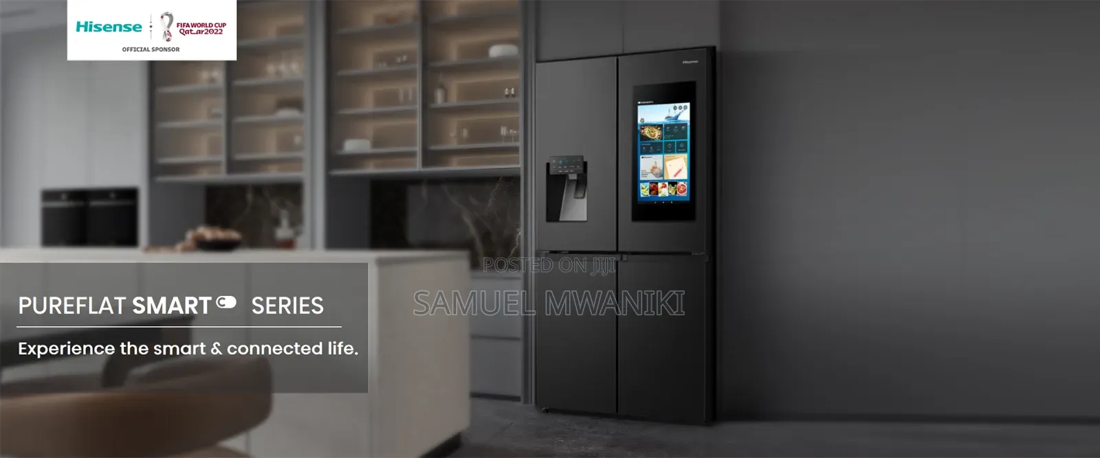 Hisense 522l Multi Door Refrigerator- Ice Water Dispenser