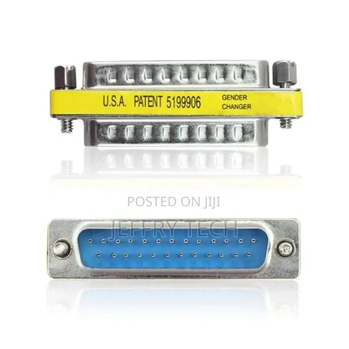 DB25 25 Pin Male to Male Mini Gender Changer Adapter