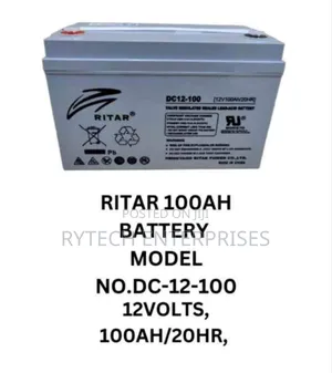 Ritar 100ah Solar Battery