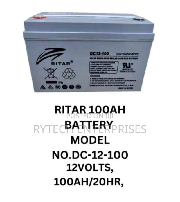 Ritar 100ah Solar Battery