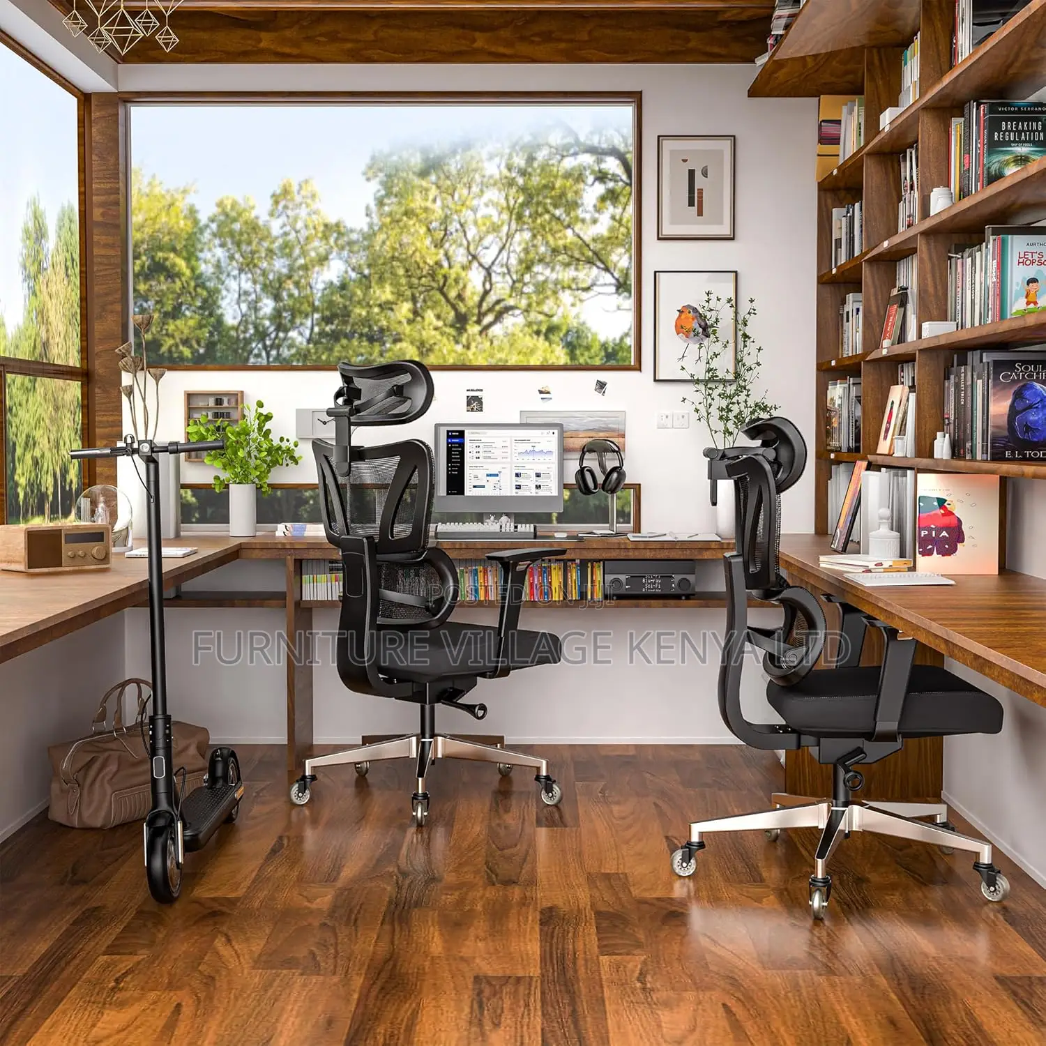Ergonomic Mesh Office Chair With Adjustable Height