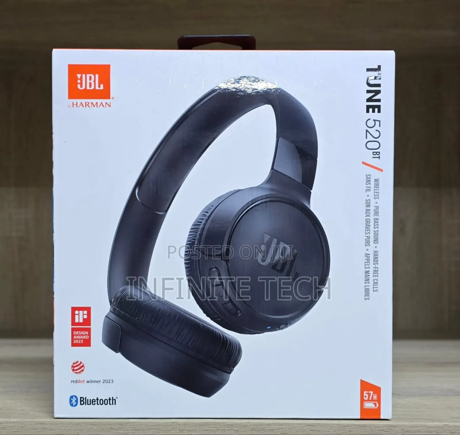 JBL Tune 520 BT Headphones