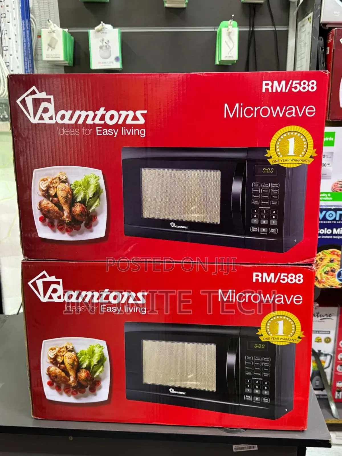 Ramtons RM/588 Digital 23L Microwave ~Black