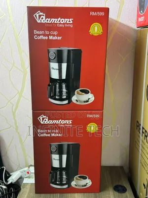 *Ramtons* Coffee Maker Black - *Rm/599*