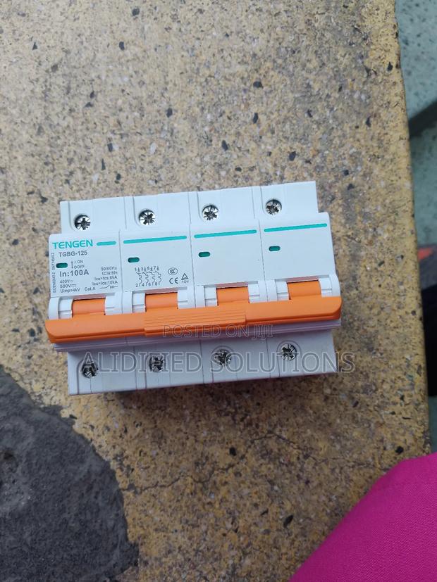 4pole 100amps Tengen McCb - thumbnail 2