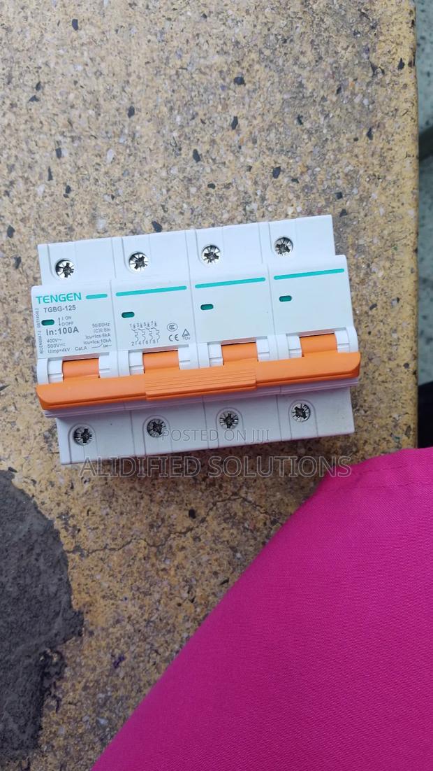 4pole 100amps Tengen McCb - thumbnail 4