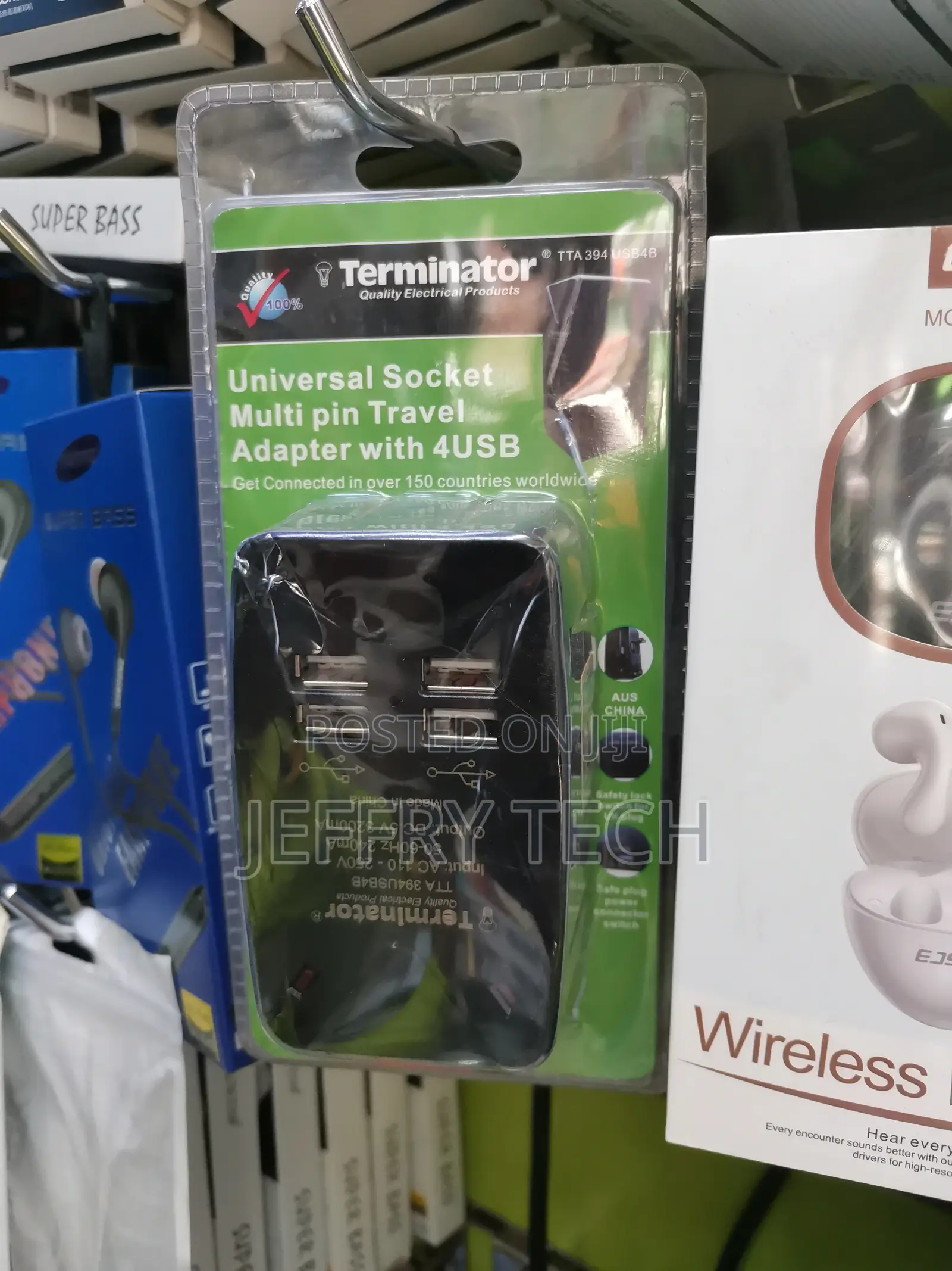 Terminator Travel Adaptors TTA 394 USB4B